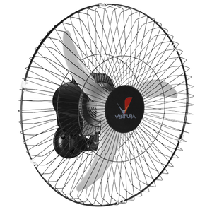 Ventilador De Parede Ventura 60 cm Aço Preto Bivolt 150 W Venti Delta