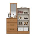 Ver imagem 3 de Cômoda Multiuso 2 Portas 3 Gavetas B700 Briz