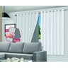 Cortina Voil com Forro Blackout e Ilhós 2,80 x 1,80 Branco - 1
