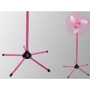 Ver imagem 3 de Ventilador de Coluna 50cm - Rosa - Turbo Tufão Oscilante