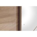 Ver imagem 4 de Guarda Roupa Casal 2 Portas de Correr e 6 Gavetas C/ Espelho Cavic Duna/off White - Henn