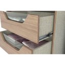 Ver imagem 6 de Guarda Roupa Casal 2 Portas de Correr e 6 Gavetas C/ Espelho Cavic Duna/off White - Henn