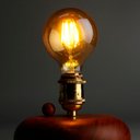 Ver imagem 2 de Lâmpada Filamento LED G80 4W Vintage Retro Âmbar Bivolt