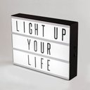 Ver imagem 2 de Luminária Letreiro LED Quadro Painel 90 Letras Numeros