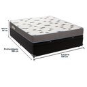 Ver imagem 6 de Cama Box Baú Preto e Colchão Light Espuma D33 Casal Ortobom