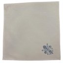Ver imagem 2 de Jogo De Guardanapo Flor De Lis Em Algodão - 6 Unidades