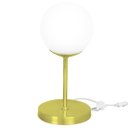 Ver imagem 2 de Kit 2 Luminárias de mesa abajur Orby Dourado