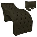 Ver imagem 1 de Maca Mesa Profissional com Vibroterapia Massagem Clínica Veludo Marrom SOFA STORE
