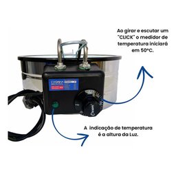 Fritadeira Eletrica Industrial Tacho Redonda 3,5l Profissional - 2