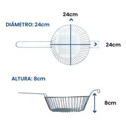 Fritadeira Eletrica Industrial Tacho Redonda 3,5l Profissional - 3