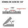 Fresas Acm 135 Graus Chanfro Dobra Acm Haste 6mm P/ Tupia - 2