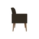 Ver imagem 4 de Estilo na Recepção Kit Namoradeira + 2 Poltronas Capitonê Marrom