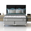 Ver imagem 3 de Conjunto Box Mola Probel Guarda Costas Roma Queen 158x56cm