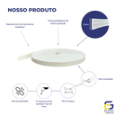 Ver imagem 3 de Moldura Roda Meio Eva Autocolante Marte 3,5cmx5mm 25 Metros - Branco