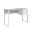 Ver imagem 2 de Escrivaninha Retrô com Gaveteiro 2 Gavetas P1012 Branco