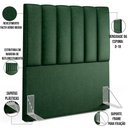 Ver imagem 2 de Cabeceira Cama Box Solteiro 100 Cm Facto Verde Musgo