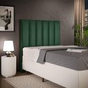 Ver imagem 4 de Cabeceira Cama Box Solteiro 100 Cm Facto Verde Musgo