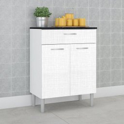 Balcão de Cozinha Diamante com Tampo 2 Portas Kits Paraná - 1