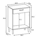 Ver imagem 4 de Balcão de Cozinha Diamante com Tampo 2 Portas Kits Paraná