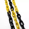 Corrente Plástica 50 Metros Amarelo/preto para Sinalização Isolamento E/ou Calhas - 2