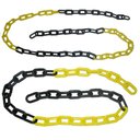 Ver imagem 6 de Corrente Plástica 50 Metros Amarelo/preto para Sinalização Isolamento E/ou Calhas