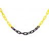 Corrente Plástica 50 Metros Amarelo/preto para Sinalização Isolamento E/ou Calhas - 4