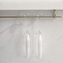 Ver imagem 2 de Conjunto 10 Organizadores Suportes de Taças 42cm Porta Taças Retos Dourado