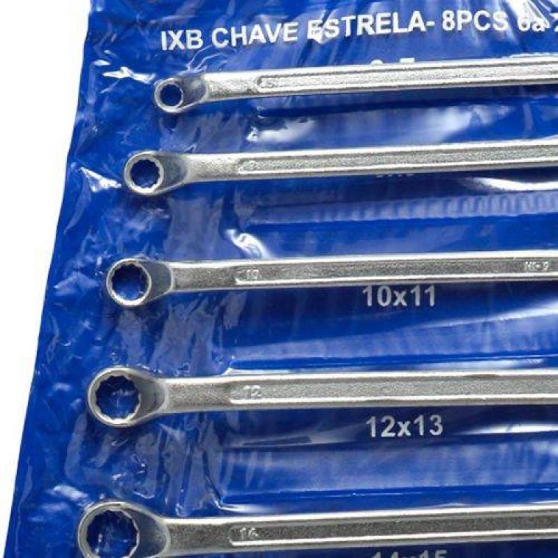 Jogo de Chave Estrela 6 x 22mm com 8 Peças-Excellent-1XB - 3