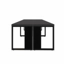 Ver imagem 5 de Plataforma de Trabalho 4 Pessoas 3,00m X 1,20m Pés Metal F5 Cor:preto