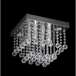 Lustre Plafon Cristal com Super LED 30cms - Controle Remoto - 3