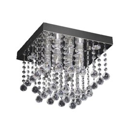 Lustre Plafon Cristal com Super LED 30cms - Controle Remoto - 1
