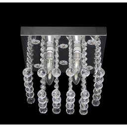 Lustre Plafon Cristal com Super LED 30cms - Controle Remoto - 4
