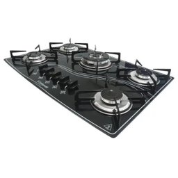 Fogão Cooktop Tripla Chama 5 Bocas Safanelli - 2 Fogão Cooktop Tripla Chama 5 Bocas Safanelli - 2