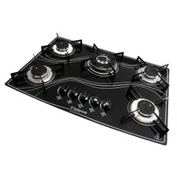 Fogão Cooktop Tripla Chama 5 Bocas Safanelli - 3 Fogão Cooktop Tripla Chama 5 Bocas Safanelli - 3