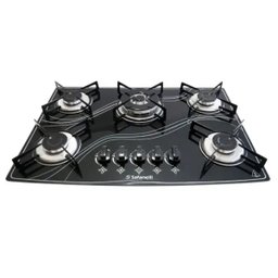 Fogão Cooktop Tripla Chama 5 Bocas Safanelli - 1 Fogão Cooktop Tripla Chama 5 Bocas Safanelli - 1