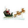Escultura Iluminada Decorativa Trenó Renas Papai Noel 43cm - 1