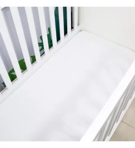 Capa Proteção de Colchão Branco Impermeável Berço Americano com Zíper - 2