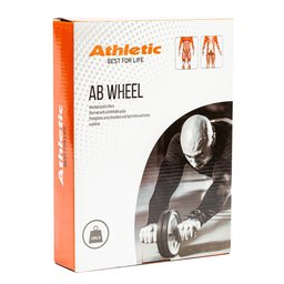 Roda Dupla de Exercícios Abdominais e Lombar Athletic com Pegador Antideslizante - 4