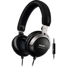 Headphone Philips Shl3565Bk/00 com Microfone No Cabo Preto - 1