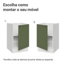 Ver imagem 4 de Balcão de Cozinha 50cm 1 Porta (sem Tampo) Branco/verde Vik Madesa