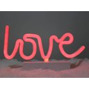 Ver imagem 2 de Luminária de Mesa Led Neon Vermelho Love