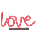 Ver imagem 1 de Luminária de Mesa Led Neon Vermelho Love