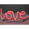 Luminária de Mesa Led Neon Vermelho Love - 4