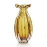 Vaso Murano Trouxinha Ambar 21cm - Cristal São Marcos - 1