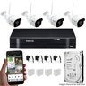 Kit CfTV Wifi 04 Câmeras IP 1.3Mp 01 DVR Intelbras Mhdx 08 Canais 1108 + HD 1Tb - 1