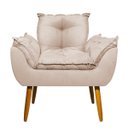 Ver imagem 6 de Kit 2 Poltronas Opala e Namoradeira - Sala, Quarto, Recepção:bege