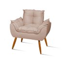 Ver imagem 7 de Kit 2 Poltronas Opala e Namoradeira - Sala, Quarto, Recepção:bege