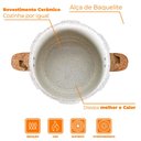 Ver imagem 3 de Panela de Pressão Brinox Vanilla Antiaderente 5,4l Indução Ceramiclife Pressure 4953/103