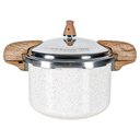 Ver imagem 1 de Panela de Pressão Brinox Vanilla Antiaderente 5,4l Indução Ceramiclife Pressure 4953/103