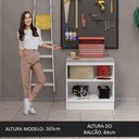Ver imagem 6 de Balcão Multiuso 80cm 2 Portas Agata Madesa